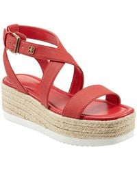 Bandolino - Major3 Open Toe Ankle Strap Wedge Sandals - Lyst