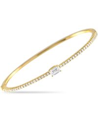 Non-Branded - Lb Exclusive 18k Yellow 1.0ct Diamond Bangle Bracelet Alb-17966-y - Lyst