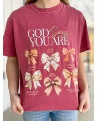 Birdies - God Says You Are Graphic Tee - Lyst