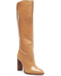 Vince Camuto - Evangee Leather Tall Knee-High Boots - Lyst