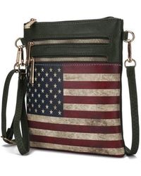 Fashnzfab - Mkf Genesis Printed Flag Crossbody Bag By Mia K - Lyst