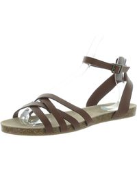 FatFace - Beth Leather Footbed Slide Sandals - Lyst