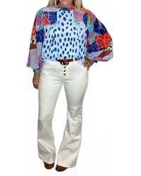 Jodifil - Chiffon Top Blouse - Lyst