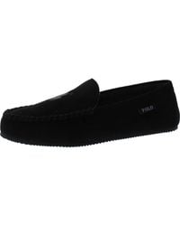 Polo Ralph Lauren - Dezi Charcoal Faux Suede Slip On Loafer Slippers - Lyst