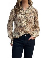 Ulla Johnson - Nina Ruffle Placket Btn Front Blouse - Lyst