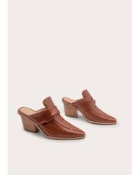 Kaanas - Meridiana Distressed Loafer Mule - Lyst