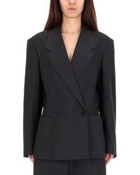 Lemaire - Tailored Double-Breasted Blazer - Lyst