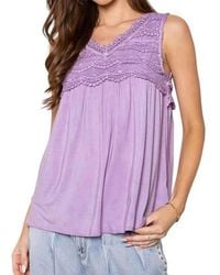 Pol - V-Neck Tank Top - Lyst