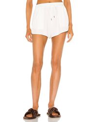ATM - Twill Pull-On Shorts - Lyst