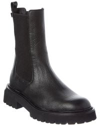 Ferragamo - Oderico Leather Boot - Lyst