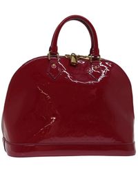 Louis Vuitton - Alma Patent Leather Handbag (pre-owned) - Lyst