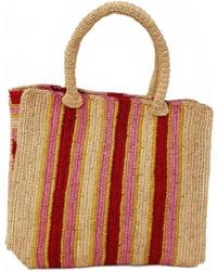 Hat Attack - Arlington Striped Tote Bag - Lyst