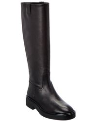 Stuart Weitzman Henley Leather Knee-high Boot - Black