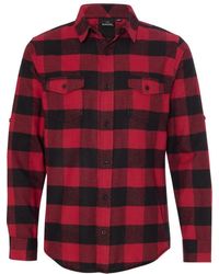 Burnside - Yarn-Dyed Long Sleeve Flannel Shirt - Lyst