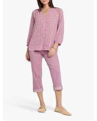 NYDJ - Pintuck Blouse - Lyst