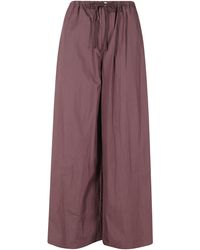 Isabelle Blanche - Drawstring Elastic-Waistband Cotton Pants - Lyst
