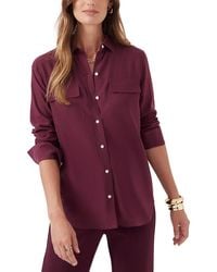 J.McLaughlin - Miris Silk Blouse - Lyst