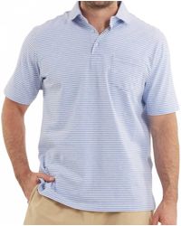 Southern Marsh - Nantucket Relaxed Short Sleeve Stripe Polo - Lyst