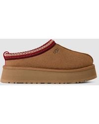 UGG - Tazz Ii 1174471-Che Slipper 6 Chestnut Suede Round Toe Slip-On Rhs8109 - Lyst