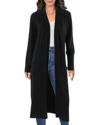 Eileen Fisher - Long Ribbed Duster Sweater - Lyst