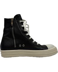 Rick Owens - High Top Lace Up Sneakers - Lyst