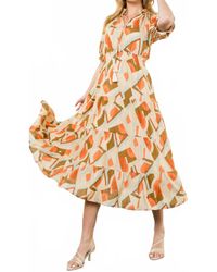 Thml - Smocked Waist Maxi Dress - Lyst