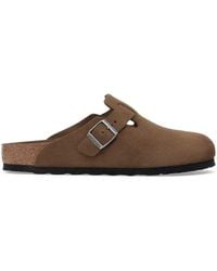 Birkenstock - Closed-Toe Slip-On Sandals With Adjustable Buckle - Lyst