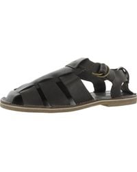 Cole Haan - Faux Leather Flat Flatform Sandals - Lyst