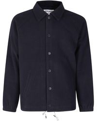 Sebago - Dark Wide Silhouette Snap-Button Wool Jacket - Lyst