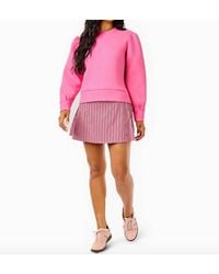 Addison Bay - Ponte Beta Bow Pullover Sweatshirt - Lyst