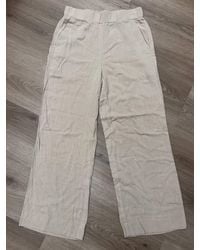 Dex - Elastic Waist Wide Leg Pants - Lyst