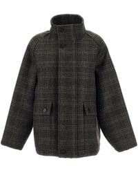 Barena - Plaid Wool-Blend Oversized Eolo Coat - Lyst