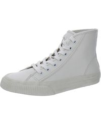 RE/DONE - 90s High Top Leather Lace-up Casual And Fashion Sneakers - Lyst