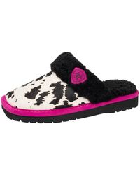 Ariat - Jackie Square Toe Exotic Print Pony Slipper - Lyst