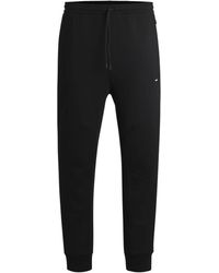 BOSS - Stretch Tracksuit Bottoms With Logo Patch - Lyst