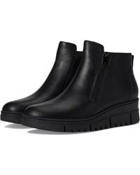 Vionic - Uptown Sur Bootie Leather Side Zip Ankle Boots Gal1670 - Lyst