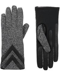 Isotoner - Smartdri Chevron Stretch Touchscreen Gloves - Lyst