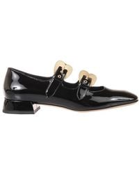 A. BOCCA - Leather Shoes With-Tone Buckles - Lyst