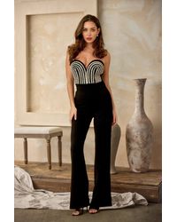 TRUEDAMES - Threaded Twisted Rope Knot Tie Jumpsuit - Lyst
