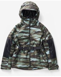 Holden - W Belted Parka - Zea Camo - Lyst