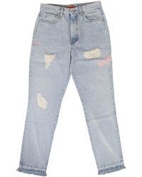 Heron Preston - Light Cotton Slim Denim Pants - Lyst