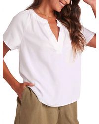 Bella Dahl - Flowy Short Sleeve Pullover Top - Lyst