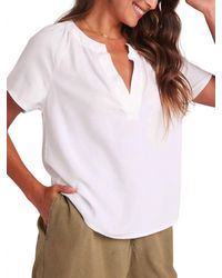 Bella Dahl - Flowy Short Sleeve Pullover Top - Lyst