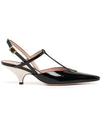 Bally - Katy 55 Leather Sling Pumps, Brand Size 35 Us - Lyst