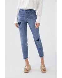 Fdj - Pull-on Pencil Ankle Jeans - Lyst
