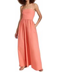Susana Monaco - Poplin Open Back Maxi Dress - Lyst