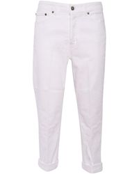 Dondup - Relaxed-Fit Five-Pocket Pants With Rolled Cuffs - Lyst