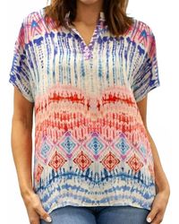 Caite - Ellie Short Sleeve Blouse - Lyst