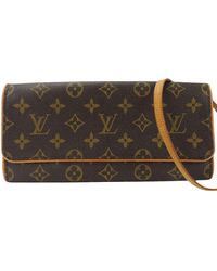 Louis Vuitton - Pochette Twin Canvas Clutch Bag (pre-owned) - Lyst