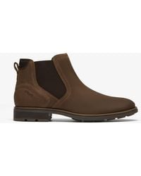 Clarks - Emmet Easy Cola Suede - Lyst